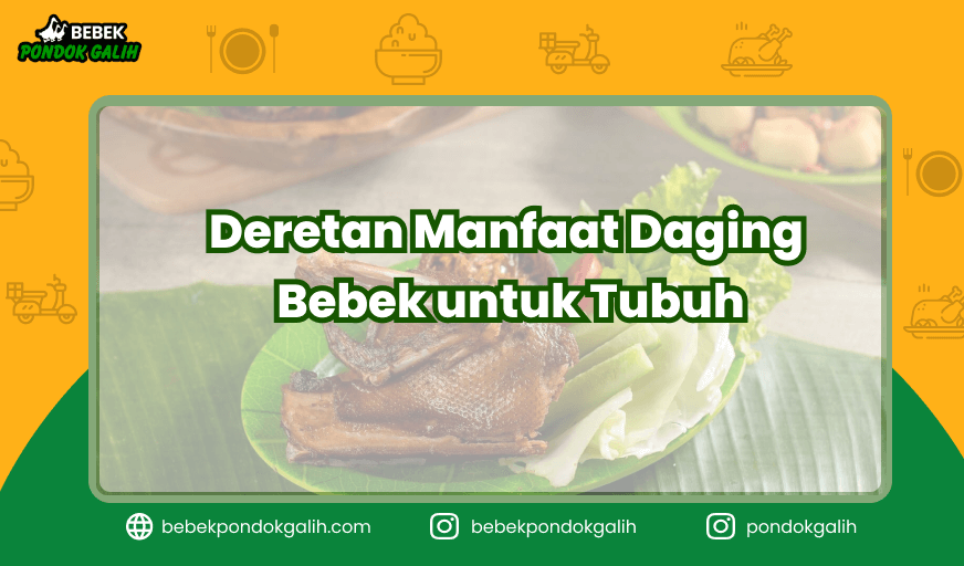 Deretan Manfaat Daging Bebek untuk Tubuh